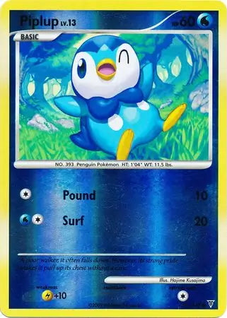 Supreme Victors Piplup #121/147 reverse holo